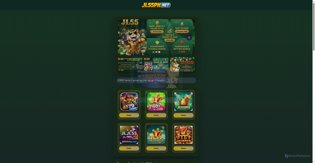 Security scan screenshot of jl55ph.vip