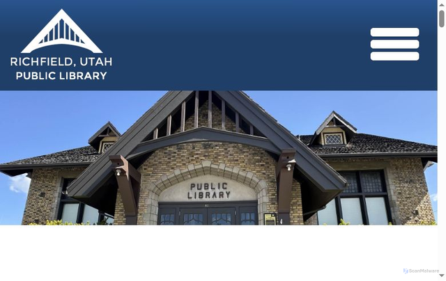 Security scan screenshot of https://richfieldutlibrary.gov/