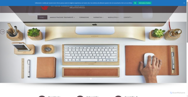 Security scan screenshot of https://www.perindsiracusa.it