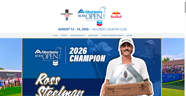Security scan screenshot of https://www.albertsonsboiseopen.com/