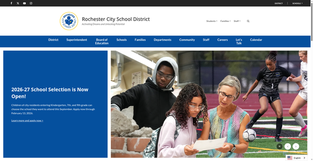 Security scan screenshot of https://www.rcsdk12.org/