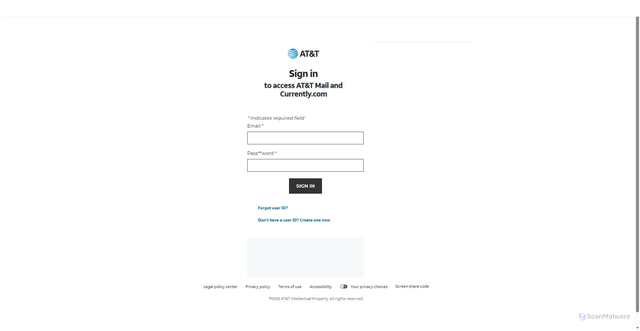 Security scan screenshot of https://attcurrentlymaill.weebly.com/
