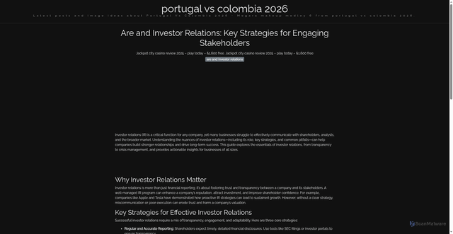 Security scan screenshot of https://kanvasnetworkstudio-dpl60w24k4ab.edgeone.app/are-and-investor-relations.html