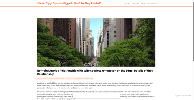 Security scan screenshot of https://hatchertechhugo-oks6fkdy8b.edgeone.app/20915-romain-dauriac-relationship-with-wife-scarlett-johansson-on-the-edge-details-of-their-relationship.html