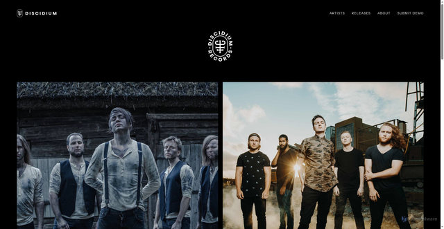 Security scan screenshot of https://discidiumrecords.com