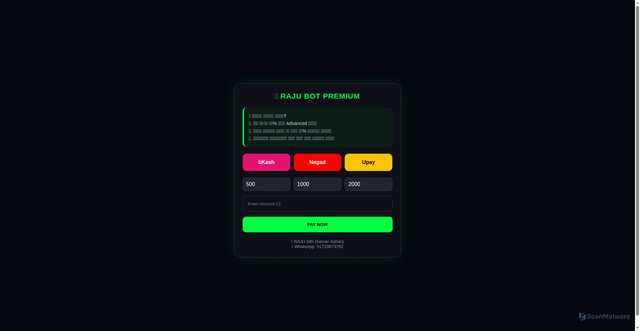 Security scan screenshot of https://payment100-tl78q6ecm2.edgeone.app/