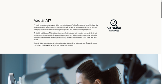 Security scan screenshot of https://vadarai.se