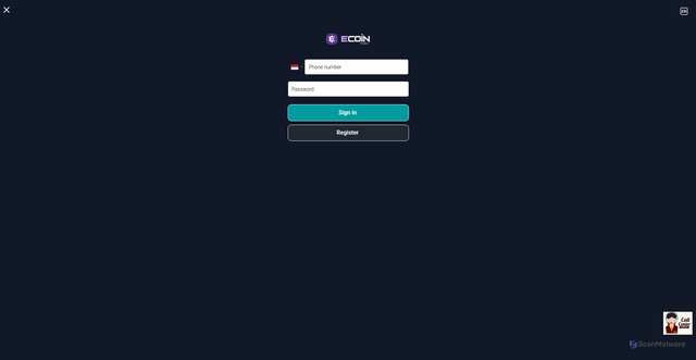 Security scan screenshot of https://ecoin9.cc/Index/index/Lang/en-us