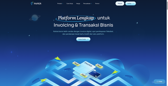 Security scan screenshot of https://paper.id