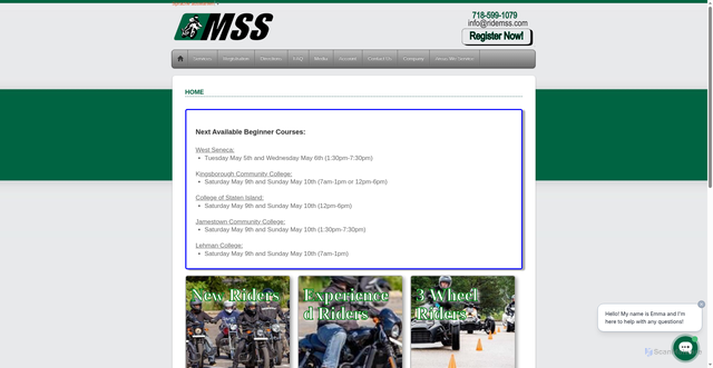 Security scan screenshot of https://ridemss.com/