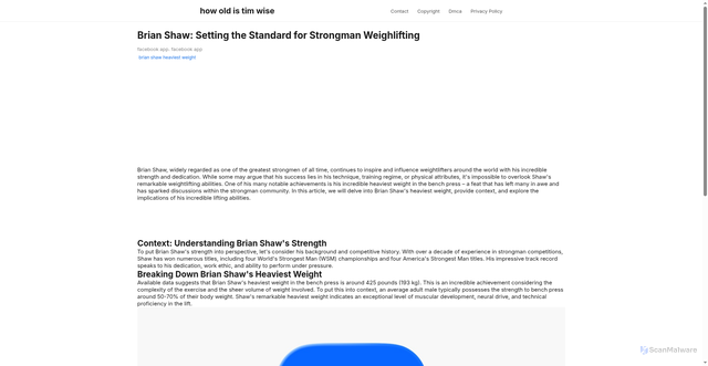 Security scan screenshot of https://pelangiasikworld-dpsmpz5348du.edgeone.app/brian-shaw-heaviest-weight.html