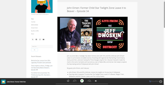Security scan screenshot of https://jeffisfunny.com/2020/12/34-john-eimen-former-child-star/