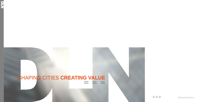 Security scan screenshot of https://www.dln.com.hk