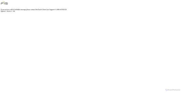 Security scan screenshot of https://dlmlr7.fisglobal.com