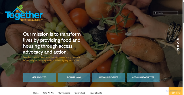 Security scan screenshot of https://togetheromaha.org/