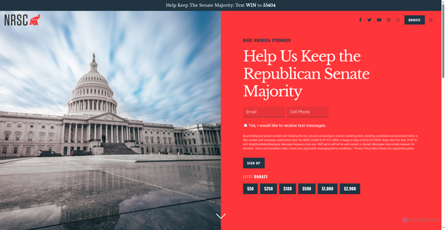 Security scan screenshot of https://nrsc.org