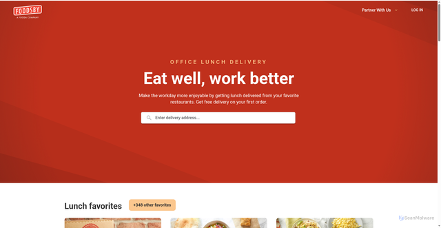 Security scan screenshot of https://www.foodsby.com