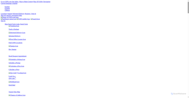 Security scan screenshot of https://store.usps.com/store/product/snow-globes-stamps-S_684504