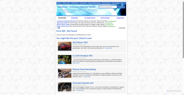 Security scan screenshot of https://okesense.oketheme.com/wp-includes/sodium_compat/sodium_compatt4ff1a