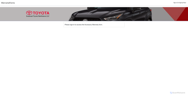 Security scan screenshot of https://appsvc-set-prod-sfdcforms-a.setoyota.com