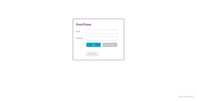 Security scan screenshot of https://submissioncus.pushplanet.com