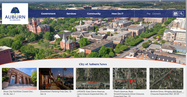 Security scan screenshot of https://www.auburnal.gov/