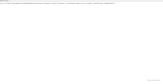 Security scan screenshot of https://unitedkingdom.api.bap.microsoft.com