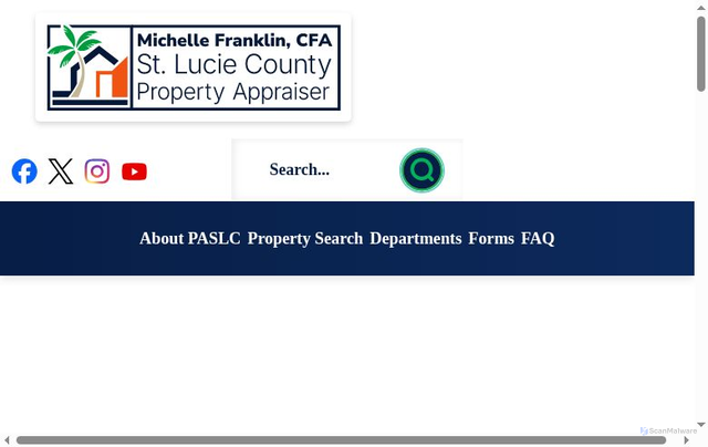 Security scan screenshot of https://www.paslc.gov/