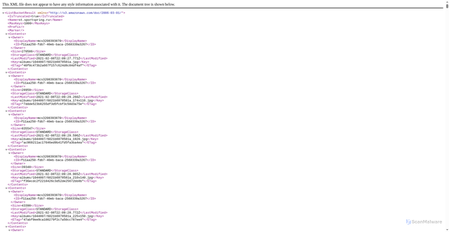 Security scan screenshot of https://st.joinsport.io
