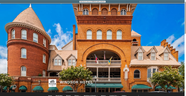 Security scan screenshot of https://www.windsor-americus.com/