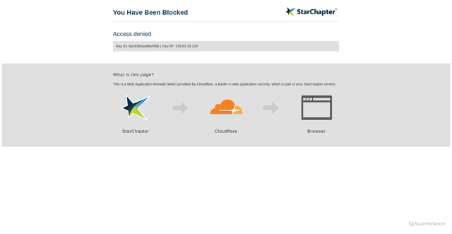 Security scan screenshot of https://mcdaa.org/