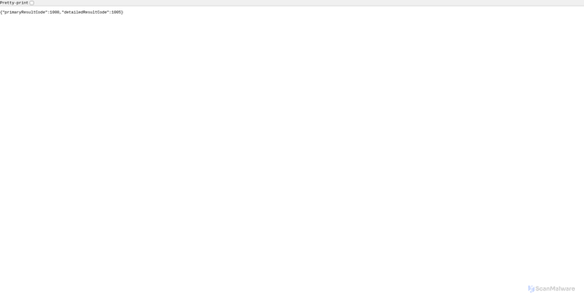 Security scan screenshot of https://spocpush.avast.com