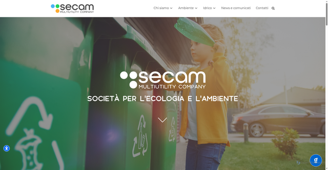 Security scan screenshot of https://www.secam.net/