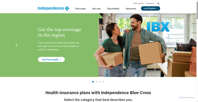 Security scan screenshot of https://www.ibx.com