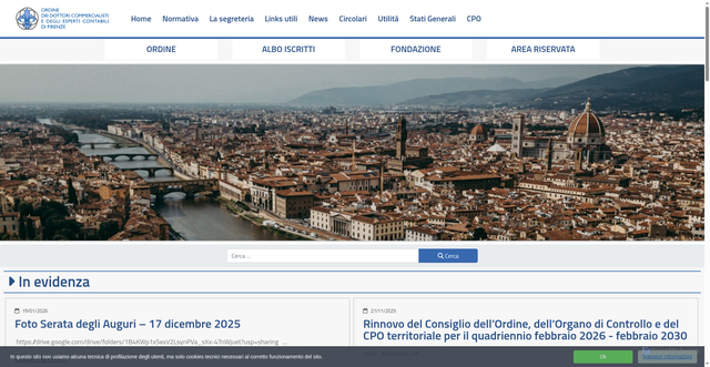 Security scan screenshot of https://www.commercialisti.fi.it/
