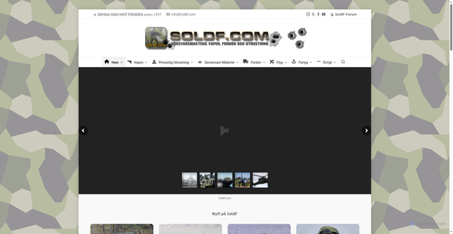 Security scan screenshot of https://soldf.se