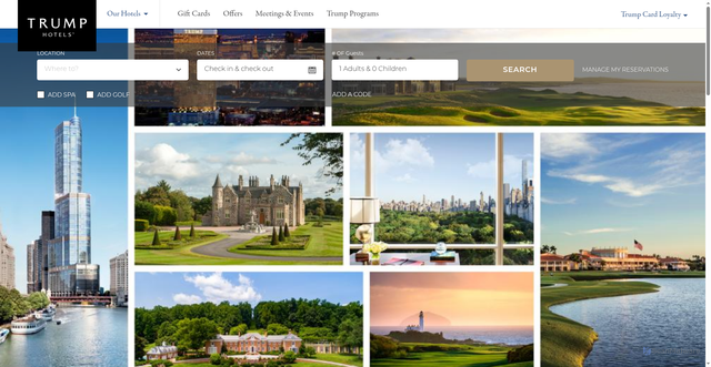 Security scan screenshot of https://losangeles.booktrump.com