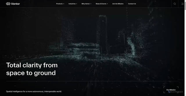 Security scan screenshot of https://maxar.com
