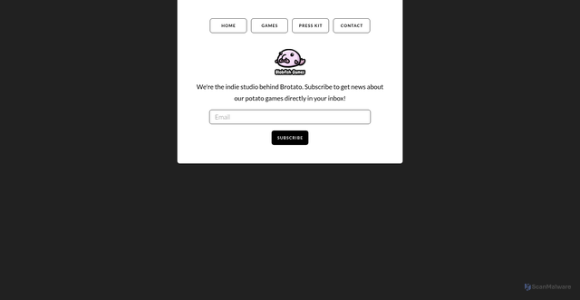 Security scan screenshot of https://blobfishgames.com