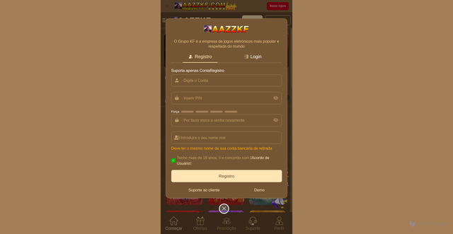 Security scan screenshot of https://aazzkf.vip/