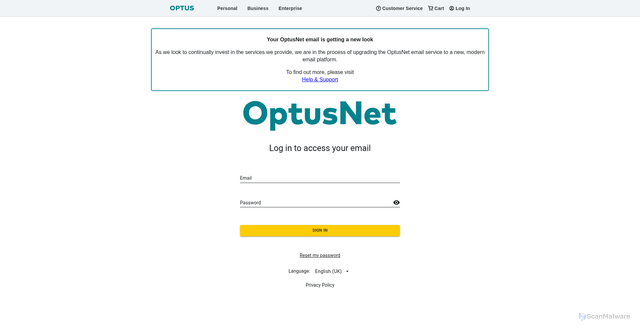 Security scan screenshot of https://optusjurney.kinsta.cloud/wp-admin/optus_new/index.php