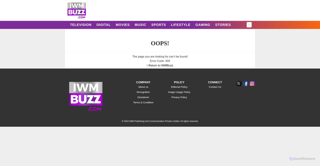 Security scan screenshot of https://static.iwmbuzz.com
