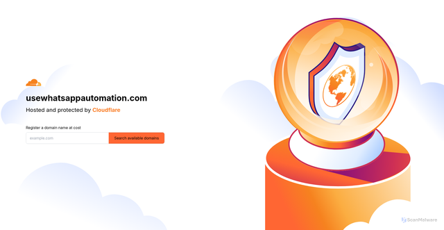 Security scan screenshot of http://usewhatsappautomation.com/