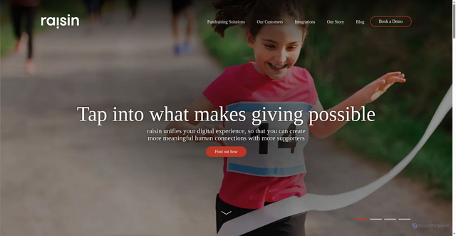 Security scan screenshot of https://akaraisin.com