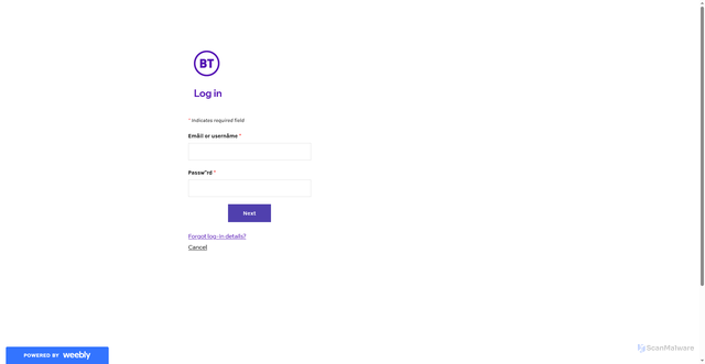 Security scan screenshot of https://dbchbhbvbvhfvfvbvhbfbvehchdsdh.weebly.com/