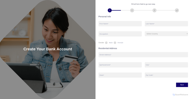 Security scan screenshot of https://fnm.mcguonline.com/account/signup/verify-registration.php