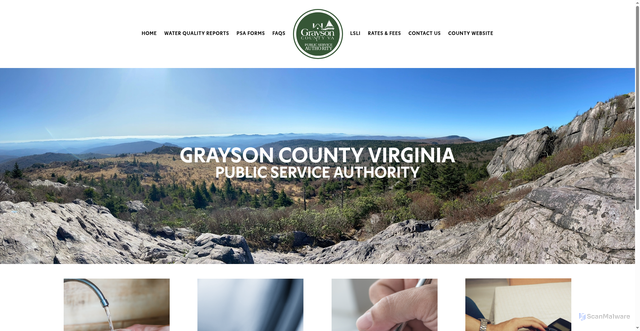 Security scan screenshot of https://graysoncountypsa.gov/