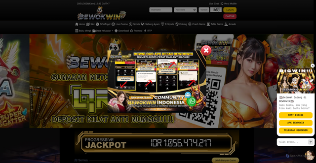 Security scan screenshot of https://apk6-bewokwin.com/