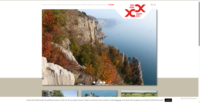Security scan screenshot of https://galcarso.eu/it/