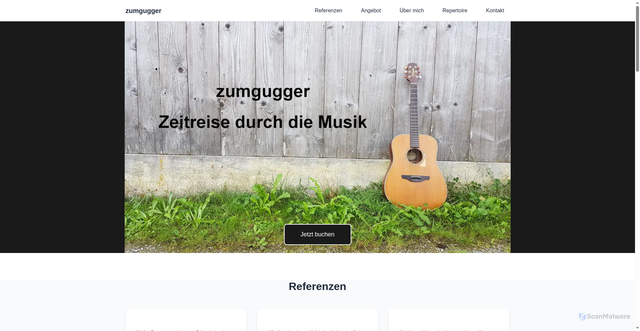 Security scan screenshot of https://zumgugger.ch